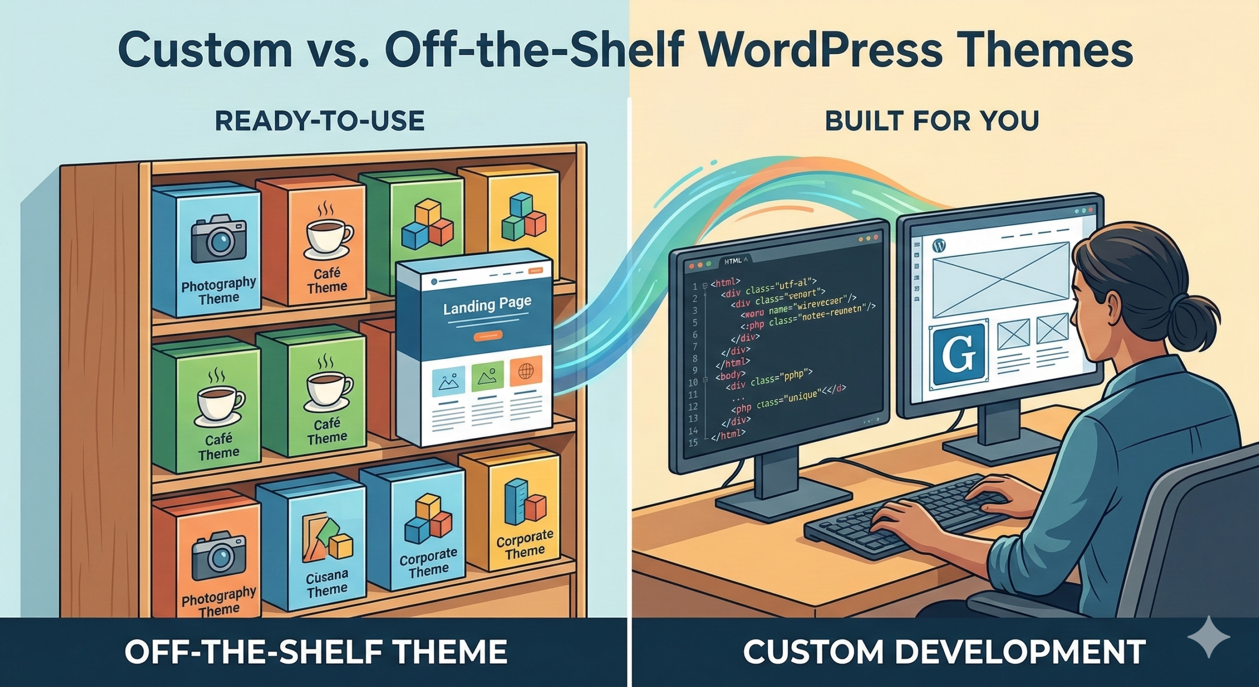 Custom vs. Off-the-Shelf Themes: Finding the Best Solution for Your Business
